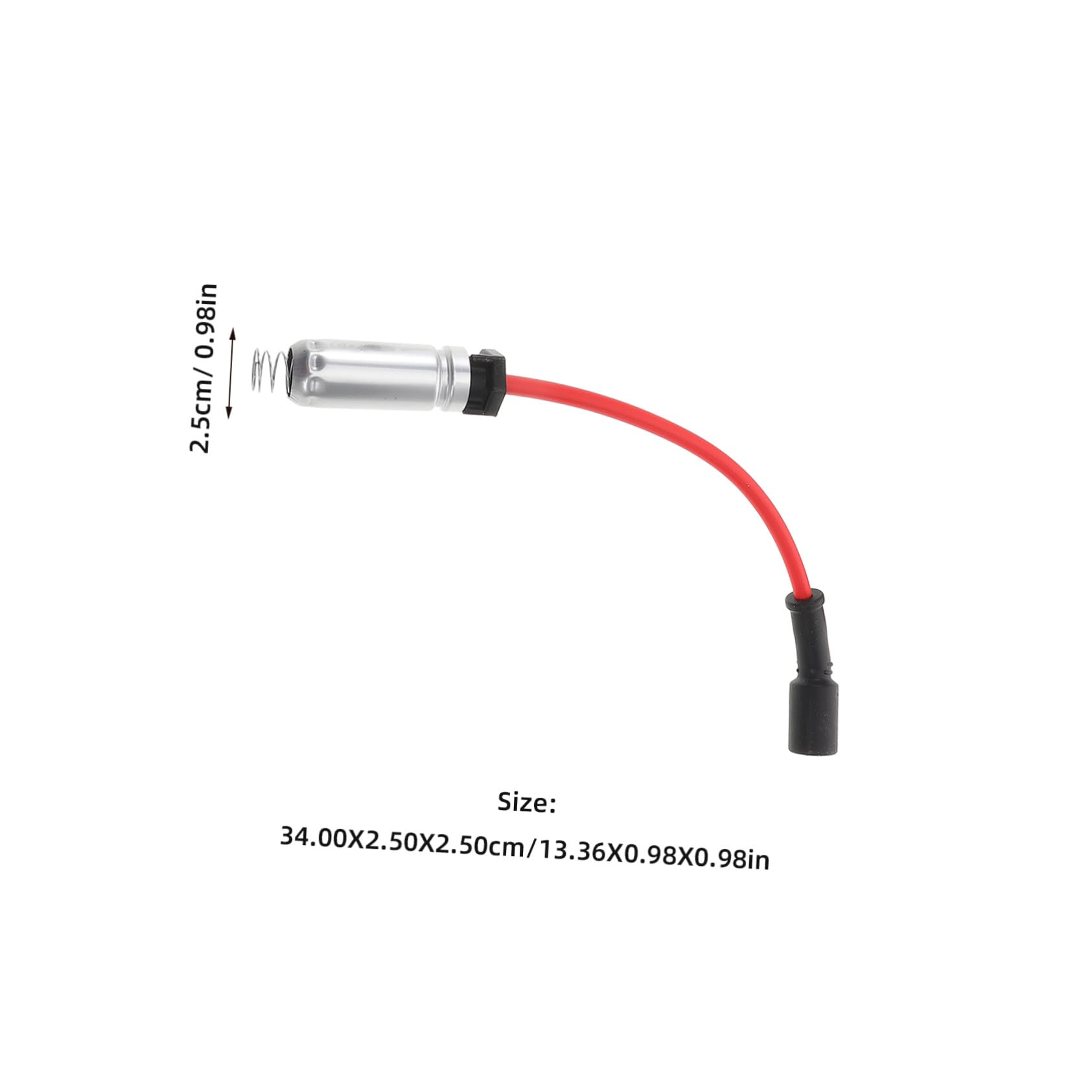 Juego de Cables de Encendido de Bujías de Alta Temperatura 8 Piezas para Motor de 8 Cilindros Compatible con Motor de Gasolina Mejora Rendimiento Motor Coche Automotriz