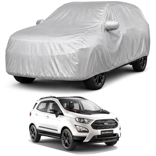 Image of Autofact Car Body Cover Compatible with Ecosport | Custom Fit Car Cover | 100% Water-Resistant| Triple-Stitched Lightweight Fabric | Dustproof | Indoor & Outdoor Use | Elastic Bottom