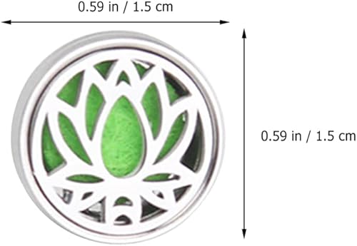 Miniatura 2 de generic 3 unids difusor de coche Clip de ventilación aromaterapia aceite esencial ambientadores de acero inoxidable Locket