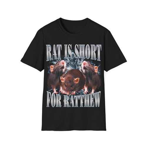 T-shirt Rat Ratthew meme animalier parfait pour vos sorties décontractées