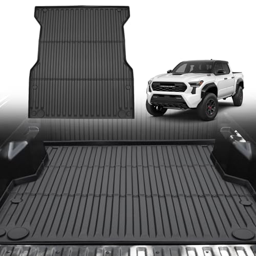Truck Bed Mat for Toyota Tacoma 5FT 2024 2025 2026 All Weather Bed Liner for Tacoma Accessories Heavy Duty Bed Mats Car Accessories