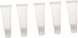 minkissy 20Pcs Tubo De Viagem Tubo De Bálsamo Labial Tubo Cosmético? Tubo De Aperto Recipiente Cosmético Recipiente De Bálsamo Labial Recipiente De Brilho Labial Garrafa De Loção Portátil