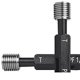 1PCS PF Taper Pipe Thread Gauge Measure Tool PF 1/16 1/8 1/2 3/4 1''- 1''1/8 1''1/4 1''1/2 1''3/4 2''-(PF1 1I8)