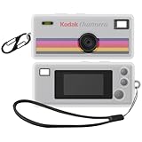 For KODAK CHARMERA ケース 保護カバー [HVUYAL] 半透明 傷つきにくい 柔らかなシリカゲルのスポーツクールなデザイン 衝撃 吸収 ケースカバー 落下防止保護(半クリア)