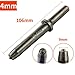 HKRVPXD 1pcs Pneumatic Rivet Head Air Rivet Hammer Tool Hollow Solid Rivet Head Pneumatic Hammer Impact Rivet Nut Tool(C)