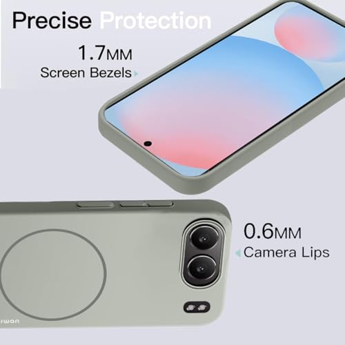 Image of KARWAN️Magnetic Ultra Slim-Fit Back Case Cover for Oneplus Nord 4 |Hard PC Case Cover| Ultra-Thin & Light Weight with [Ultra Premium Feel] Case for Oneplus Nord 4 (Grey)