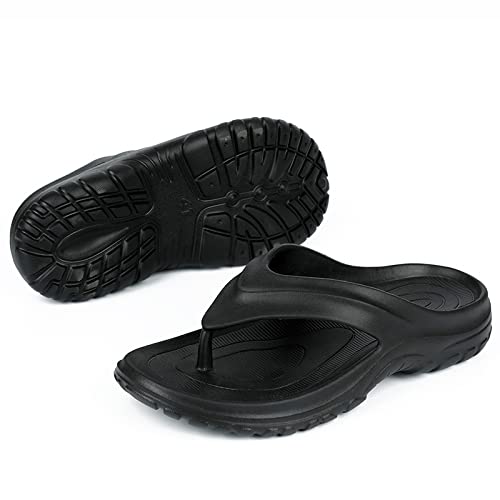 Eliogn Men's EVA Sports Flip Flop Comfort Orthopedic Sandals with Plantar Fasciitis Arch Support Lightweight For Indoor Outdoor Summer Shower Beach Sandals3