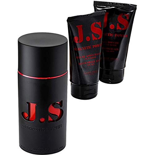 Jeanne Arthes Magnetic Power EDT/gel de ducha/juego de afeitado para después del afeitado, 100/75/75 ml