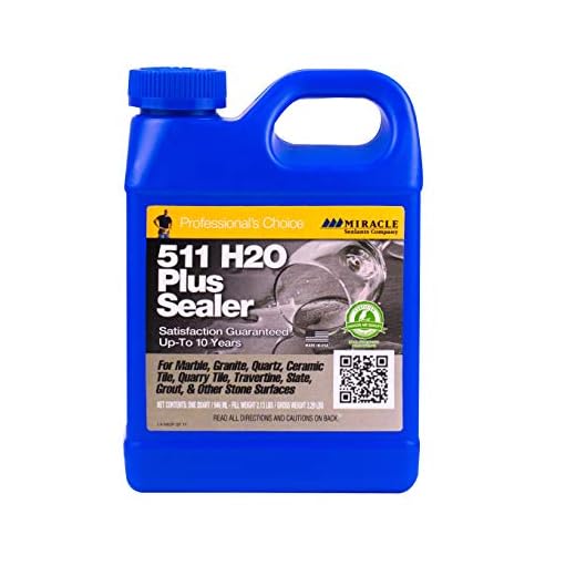 Miracle Sealants 511 H2O Plus Water-Based Penetrating Sealer, Quart