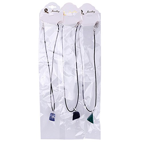 Keyzone 60 Pieces Irregular Healing Gemstone Pendants Charms Crystal Chakra Beads Necklace, Assorted Color ¡­ - Thumbnail 6