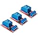 DIYables 3pcs Relay Module for Arduino, ESP32, ESP8266, Raspberry Pi, 1 Channel, 5V, High/Low Level Trigger