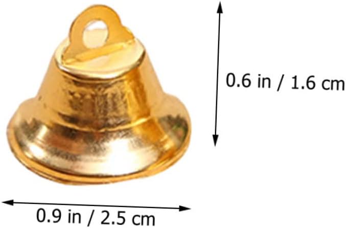400pcs Mini Christmas Ornaments Craft Bells for Holiday Decorations Wind Chimes Wreaths and Festive Events