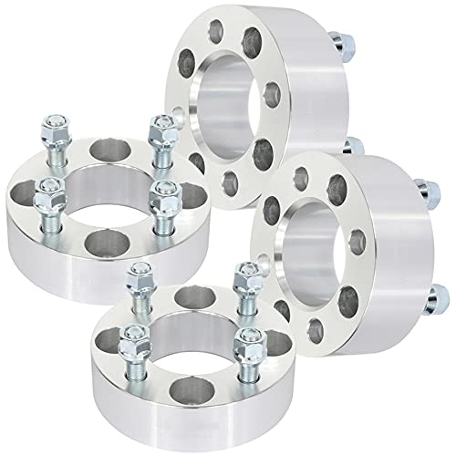 WHEELTECH 4X 4x101.6 2 inch 4x4 Wheel Spacers adapters 4 Lug 1/2 Studs 68.5mm fit for EZ for GO Club CAR for Golf CART Wheel spacers