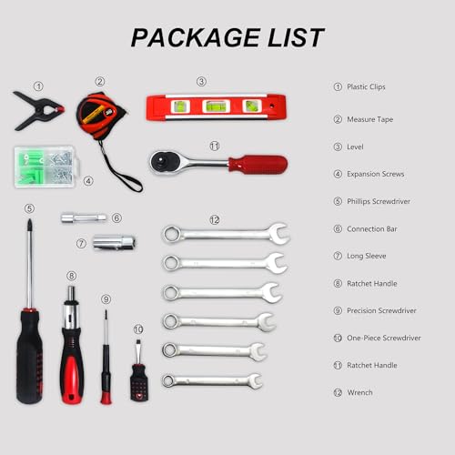 Set de herramientas combinado 238 piezas con estuche miniatura 4