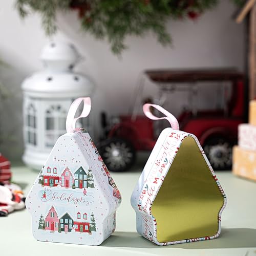 Boîtes à biscuits de Noël en métal pour éviter les gâteaux mous et cassés à la maison - 3