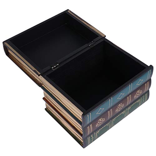 BESPORTBLE Caixa de armazenamento de livros vintage falsos livros para decoração de casa, encher uma