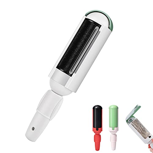 Pet Hair Remover Roller, Hair Removal Brush for Dogs Cats, Easy to Clean Pet Fur from Carpet, Furniture, Clothes,Rugs, Stairs, Bedding and Sofa Lint Remover Brush Pro Tool (White)