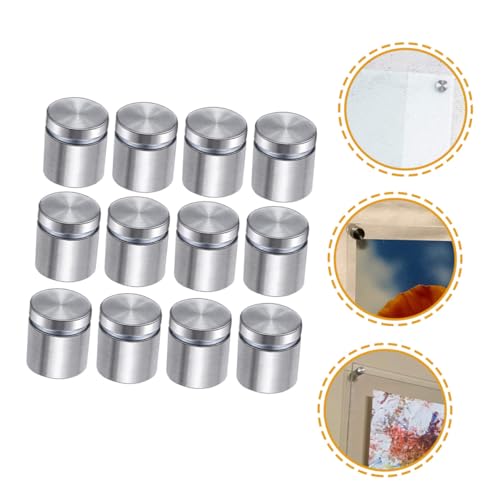 Vis Écartement Acier Inoxydable Fixation Entretoise Cadre Publicité 48pcs