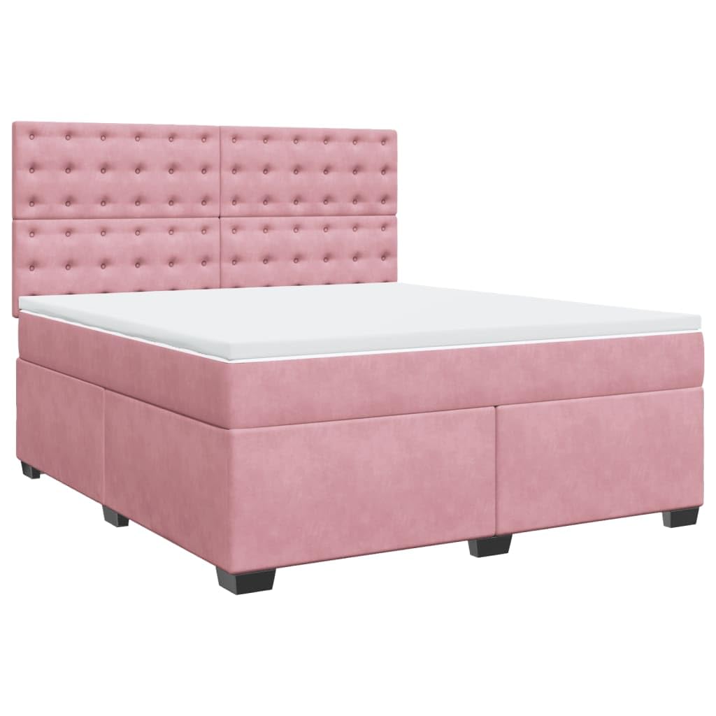 Cama de muelles de 180 x 200 cm con muelles ensacados y cabecero ajustable en altura para dormitorio juvenil