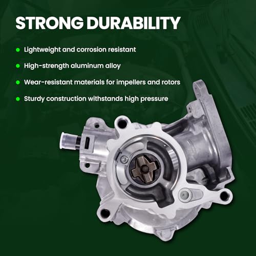 Bomba de Vacío MOCA VCP182 Compatible con Audi Q3, Q3 Quattro, A4, A4 Quattro, A5 y A5 Quattro 2.0L (2009-2018) miniatura 3