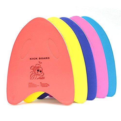 Mlec Tech - 1 tabla de natación de espuma EVA para niños y adultos, para aprender a nadar, con forma de flotador y tabla de natación, color al azar