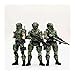 JIANLIN Dark Source Serie 1/18 Esercito Russo Tre Persone Squad Versione Mimetica 3.75 Pollici Mobile Soldato Militare Modello Giocattolo Figura