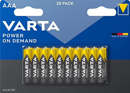 VARTA Batterien AAA, 20 Stück Vorratspack, Power on Demand, Alkaline, 1,5 V – Ansicht 2