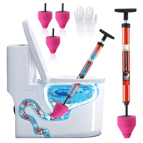 Ronronner WC Verstopfung Beseitigen, Toilet Plunger, Rohrreinigungspumpe, Abflussreiniger pumpe für Reiniger zum Beseitigen Von Rohr, Verstopfungen im Siphon und Abflussbereich für Den Hausgebrauch