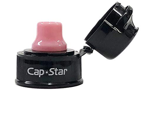 こぼれないキャップ CapStar 1個 ペットボトル キャップ（ピンク） もれない 犬の散歩にも！ Cap☆Star