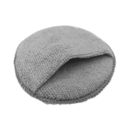 Esponjas aplicadoras para acabado, esponjas para encerado de coche – Esponja para pulir de fibra fina de 13 cm con bolsillo para moto, tratamiento de neumáticos, limpieza de llantas, coche, exterior