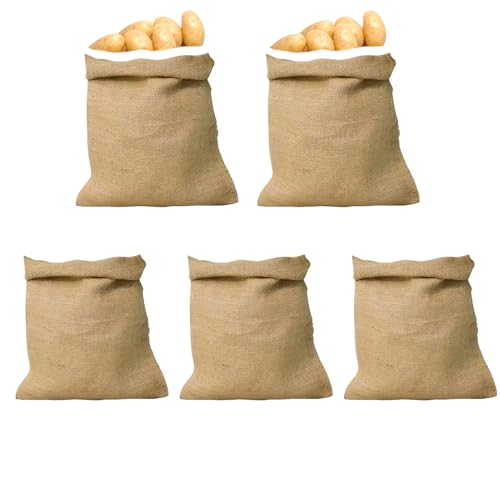 Bolsas de almacenamiento para ajo y frijoles: evita la humedad con yute de 40x60 cm 2