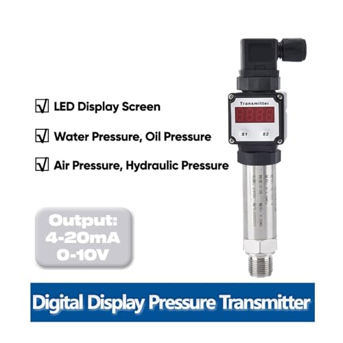 Transmetteur de pression haute précision à écran LED et sortie 0-10V stable - 2