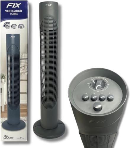 Ventilador de Torre Silencioso com 3 Níveis de Velocidade Design Moderno Luxo-127V - 86 cm - FIX