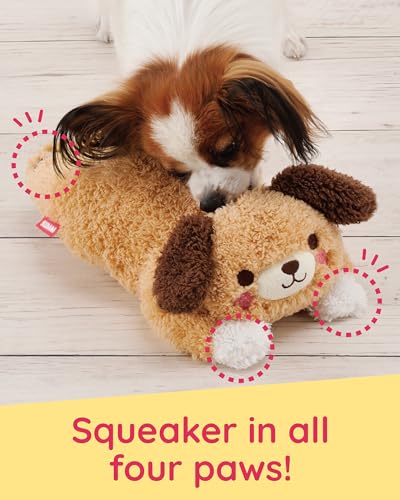 NAKAMA Travesseiro Lazy Pals para cães pequenos a médios, sapos