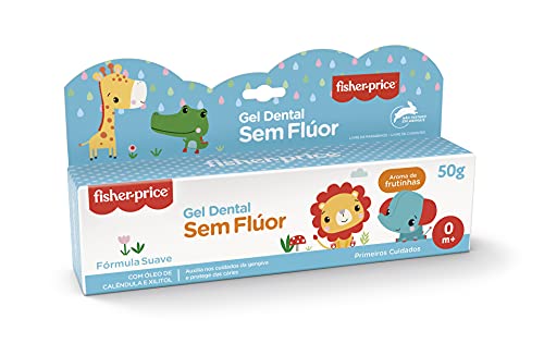 Gel Dental sem FlĂșor Fisher-Price 50g, Fisher Price 1 Gel Dental sem FlĂșor Fisher-Price 50g, Fisher Price