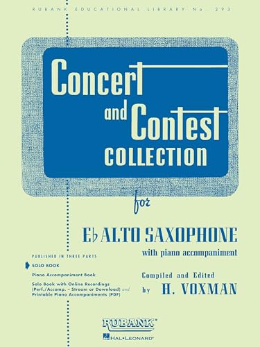 Concert and Contest Collection – Alto Saxophone Songbook and Sheet Music | Rubank Educational...