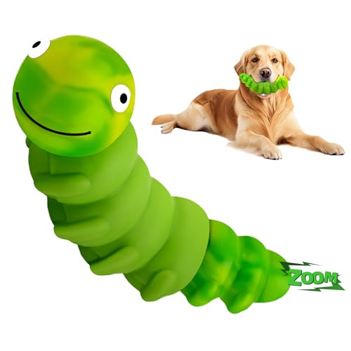 Image of Indestructible Dog Toys for Aggressive Chewers, Tough Toy | Chew Toys for Large and Medium Dogs, Squeaky Rubber & Beef-Flavored Nylon, Dental Care, Boredom & Anxiety Relief