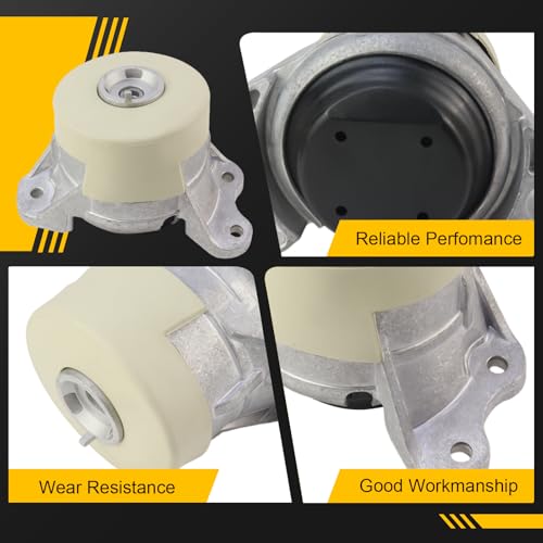 Image of 2532400200 3-Piece Engine and Transmission Mount Kit Compatible with Select Mercedes-Benz C200 E200 E260 4 Matic 2016-2020 GLC200 GLC260 GLC300 2015-2020 Replace 2532400300 2052404200