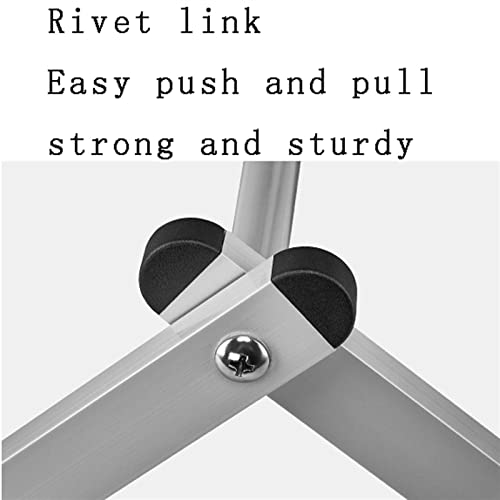 Wall Mounted Space-Saver Clothes Household Easy Storage Drying Rack Folding 4 Drying Rods Washing Cloth Line Airer Bathroom Towel Rail Bar Hooks Retractable Clothes Dry Racks (Size Selfless dedication - Image 5