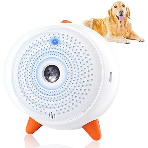Antibell fur Hunde, Antibell Ultraschall Gerät Hund Stoppt Hundebellen Anti-Bell-Gerät Hunde-Bell-Stopper LED-Anzeige für Kleine Welpen Mittelgroße Große Hunde Anti-Bell Erziehungshalsband Hund Cover