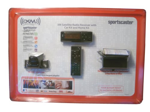 xm Sportscaster Satellite Radio with car and home kit (rhvk101)