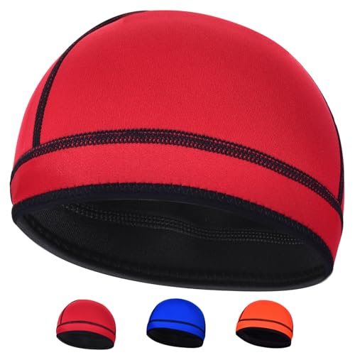 Image of DEHAI Neoprene Diving Hood Wetsuit Swimming Caps for Womens Mens Youth, 2mm 3mm Thermal Water Beanie Hat Keep Long Hair Dry for Curly Locs Braids