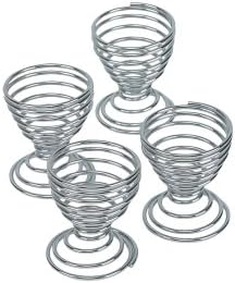 Faringdon Chrome 5cm pack of 4 Egg Cups