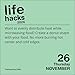 Life Hacks 2026 Day-to-Day Calendar