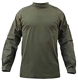 Rothco Combat Shirt, Olive Drab, X-Large