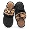 GOEWY Pantufas aconchegantes para uso interno e externo, com sola antiderrapante de espuma viscoelástica, presentes para mulheres, mães e mulheres, Leopardo, 9-10 Women/7-8 Men