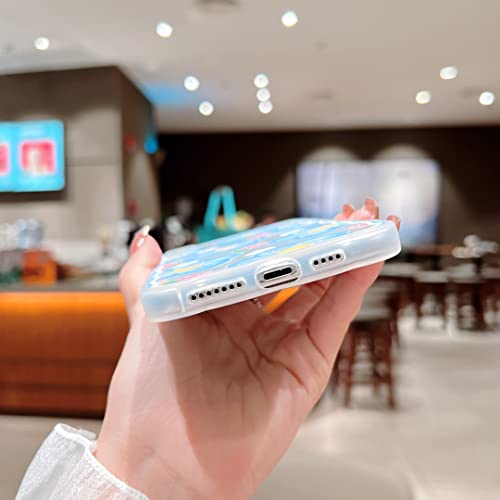 Szxyczl Iphone X/Xs 5.8" Case - Cute Cartoon Floral Butterfly, Slim Soft Tpu, Transparent, Yellow #TOP6