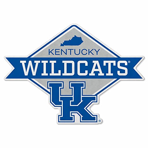 Rico Industries NCAA Kentucky Wildcats Diamond Shape Cut Pennant - Home and Living Room Décor - Soft Felt EZ to Hang 20.5 x 18