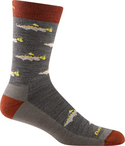 Darn Tough Men's Spey Fly Crew Lightweight with Cushion Lifestyle Sock (Style 6085) -