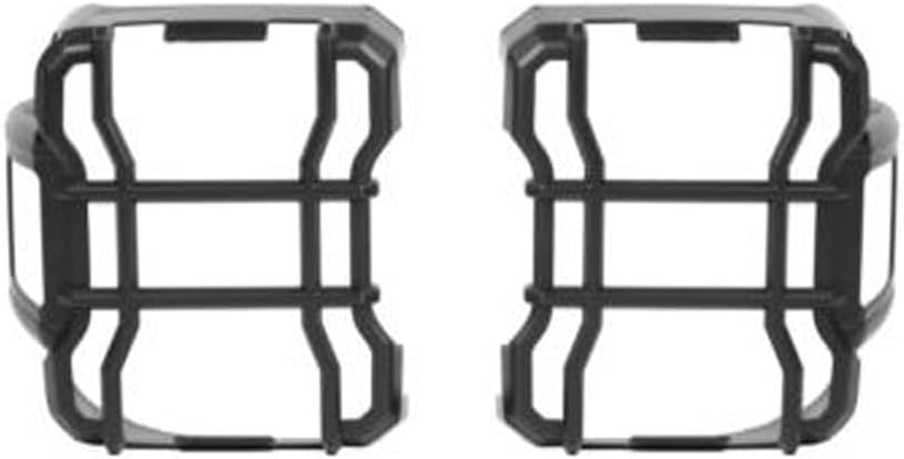 Tail Light Guard Trim ABS Frame Bezel 2pcs Rear Left Right for Jeep for Wrangler 2018-2023 Black TLGTAPFBFJW2B
